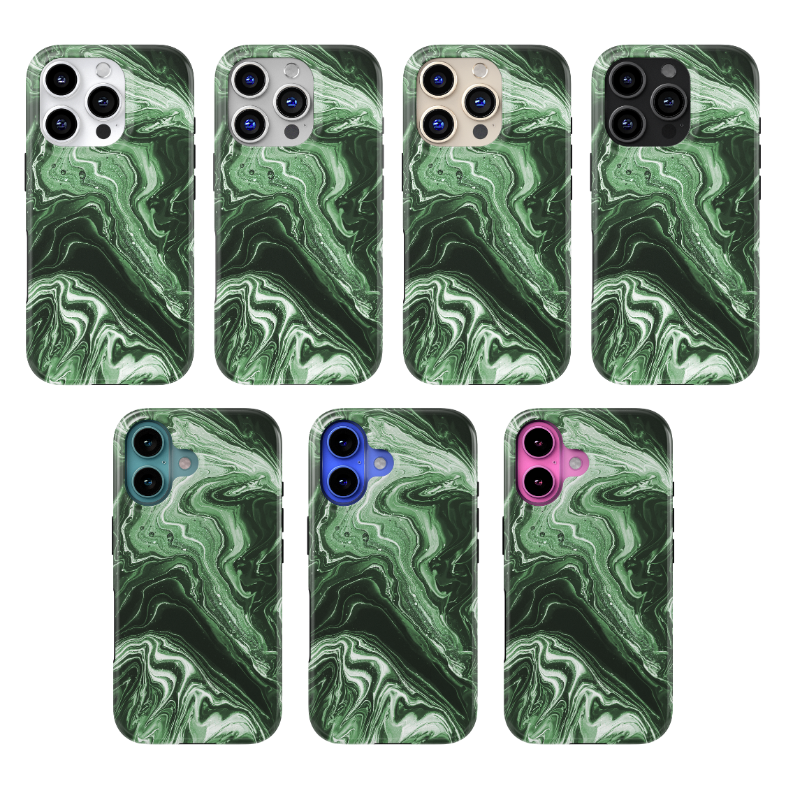 Jade Marble Obsession MagSafe Phone Case