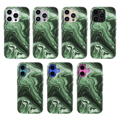 Jade Marble Obsession MagSafe Phone Case