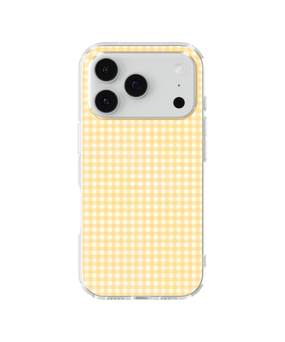 Yellow Gingham Clear Case Insert