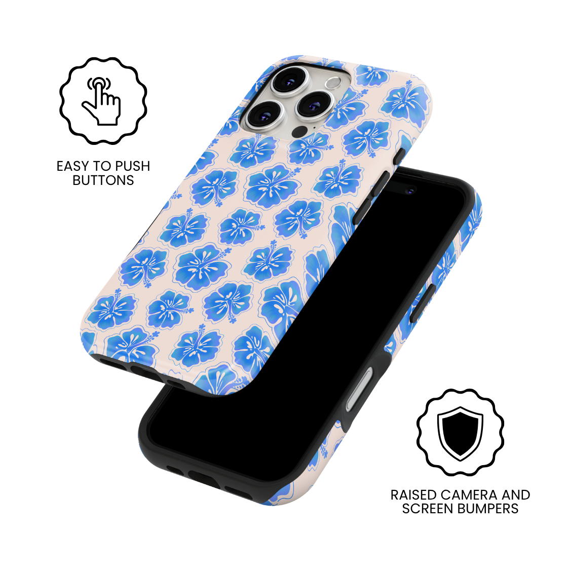 Crystal Hibiscus MagSafe Phone Case