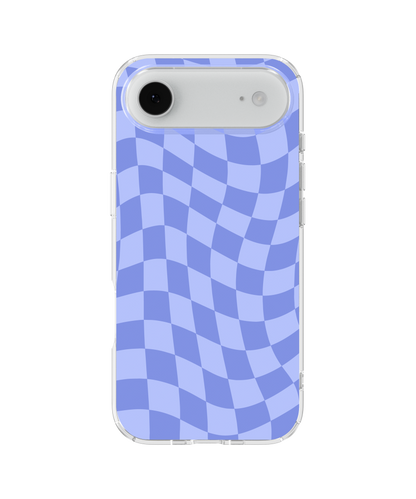 Bluebell Wavy Checkers Clear Case Insert