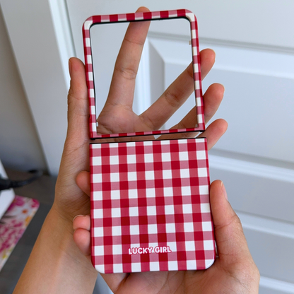 Apple Gingham - Z Flip 7