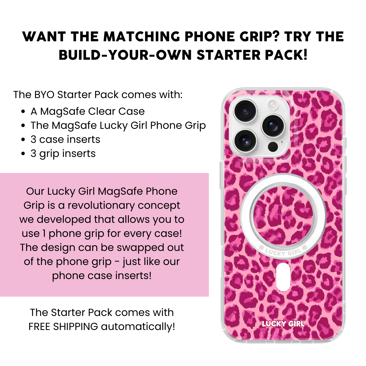 Goddess Leopard Clear Case Insert
