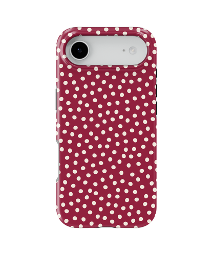 Black Cherry Dots MagSafe Phone Case