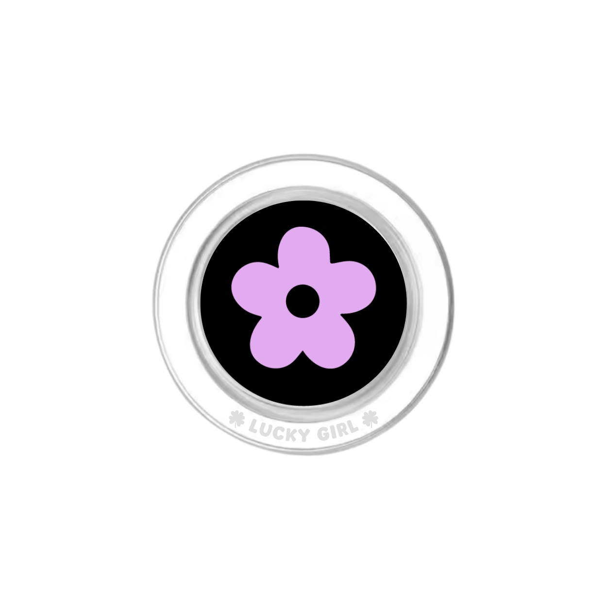 Lavender Flower Phone Grip Insert