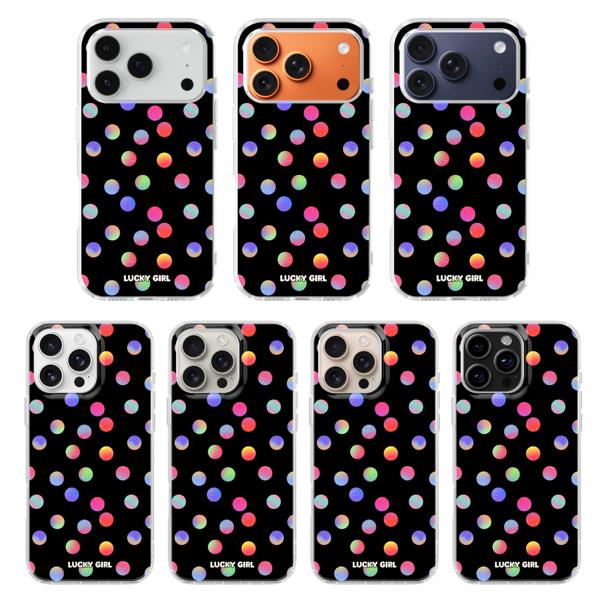 Ditzy Dots Clear Case Insert