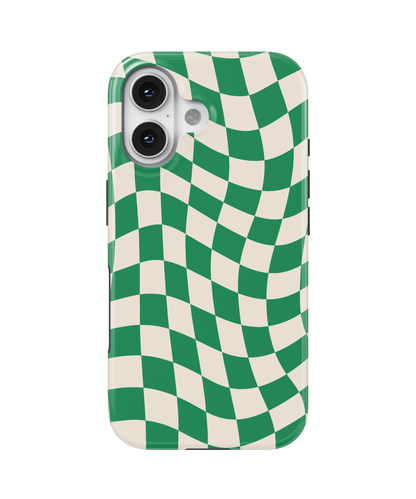Emerald City Wavy Checkers II MagSafe Phone Case