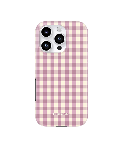 Plum Gingham Phone Case