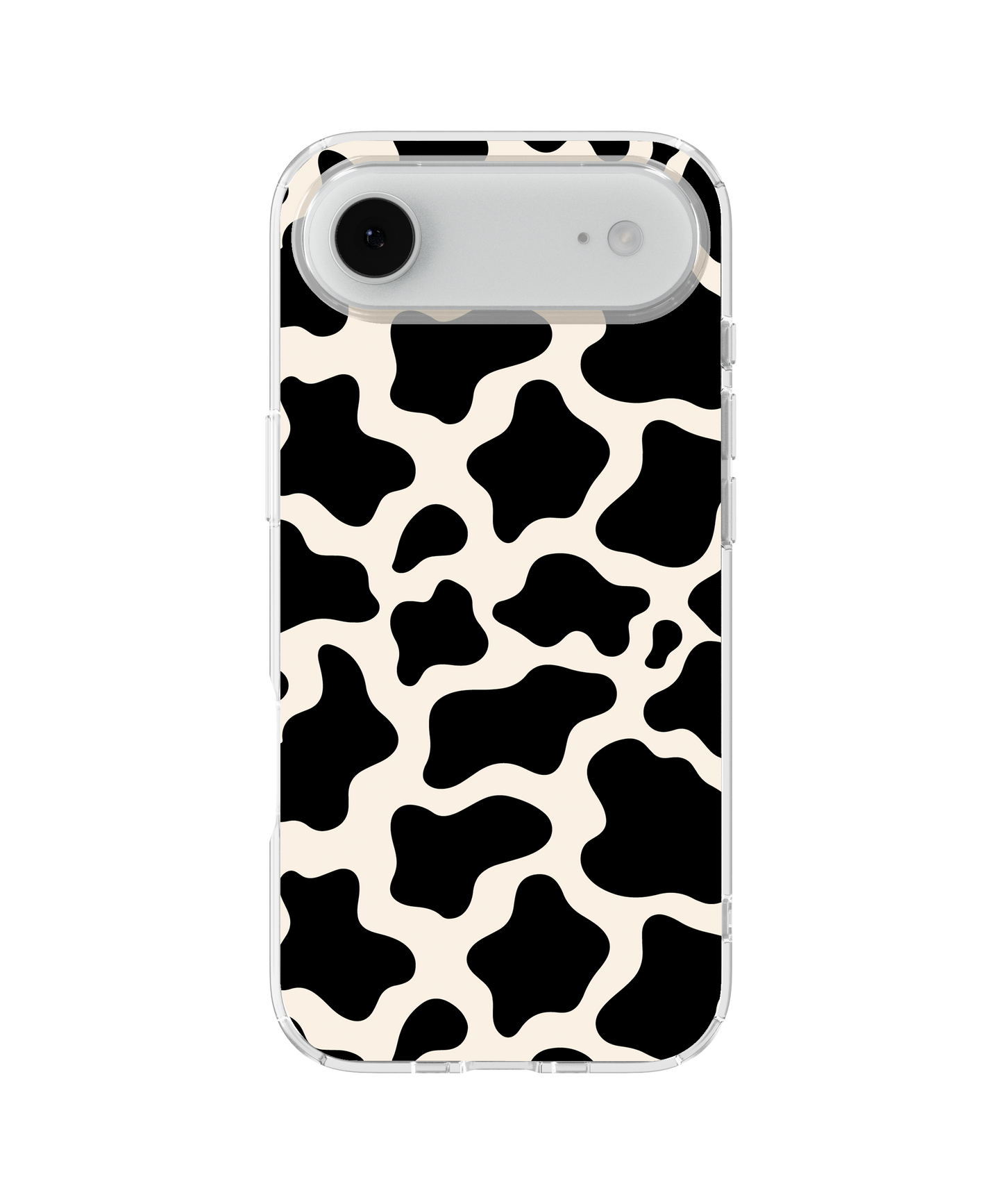 Onyx Cow Print Clear Case Insert