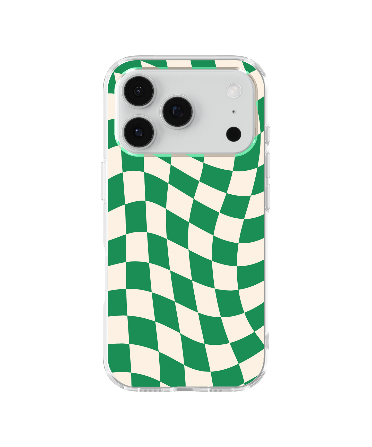 Emerald City Wavy Checkers II Clear Case Insert