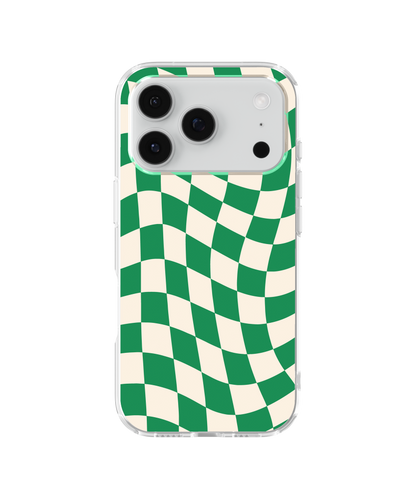 Emerald City Wavy Checkers II Clear Case Insert