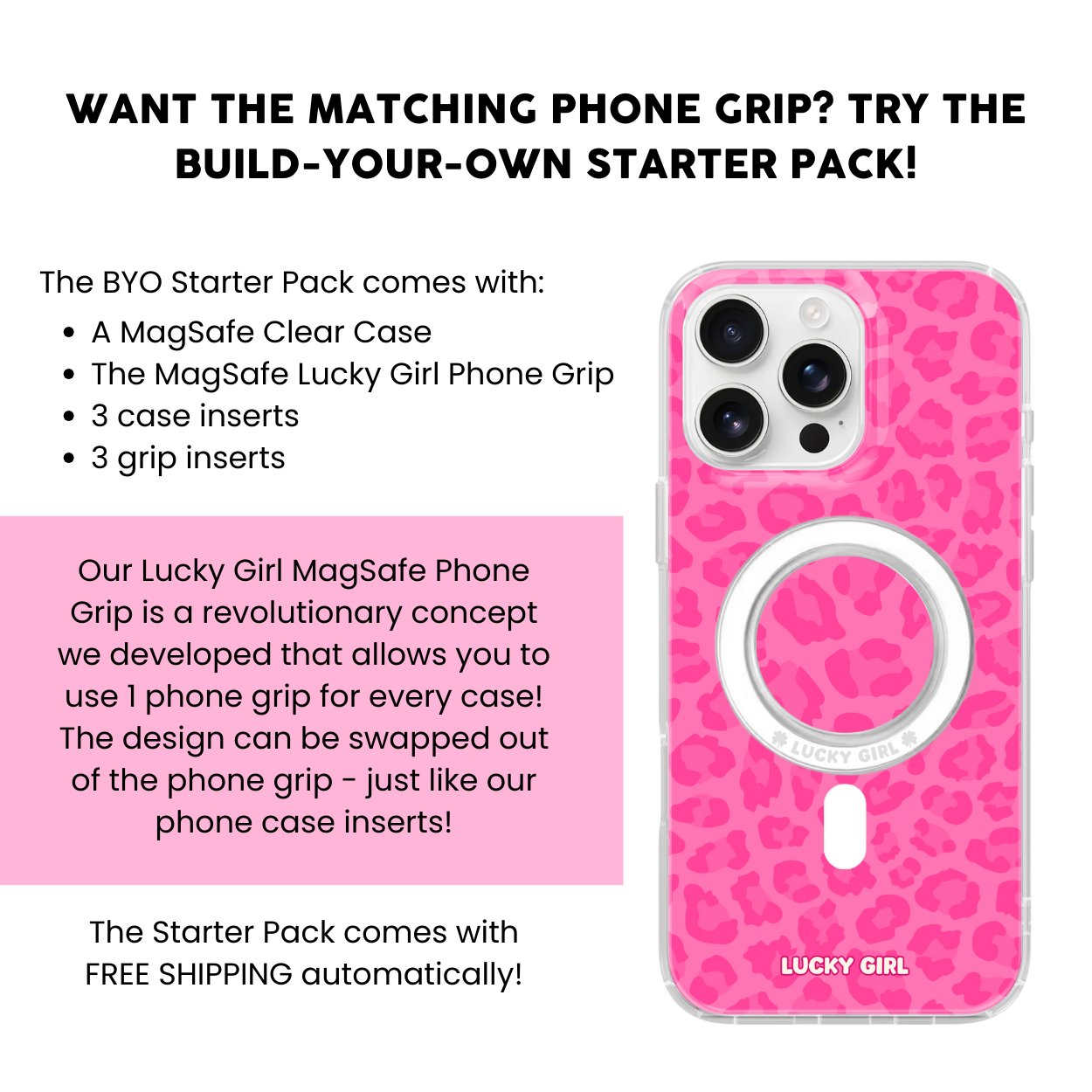 It Girl Leopard Clear Case Insert