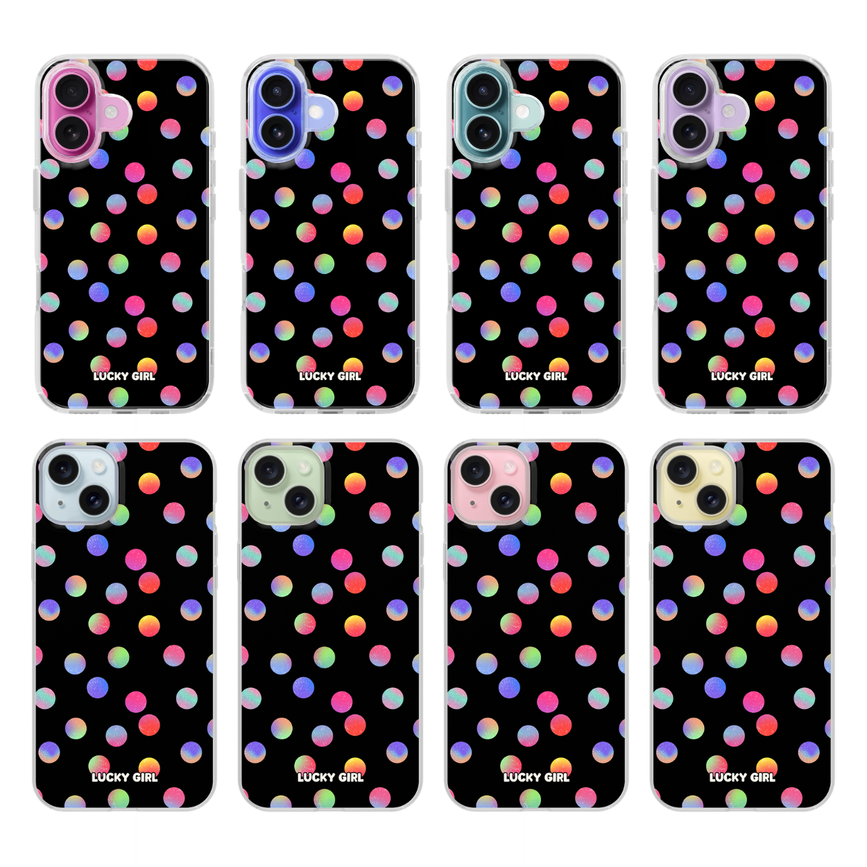 Ditzy Dots Clear Case Insert