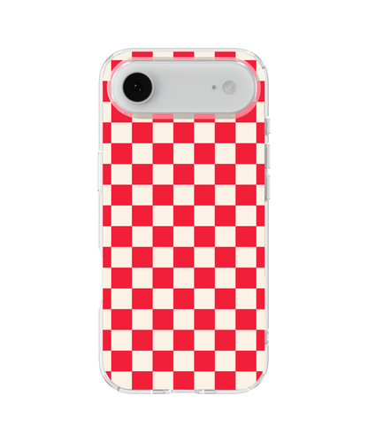 Vermillion Checkers II Clear Case Insert