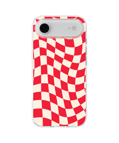 Vermillion Wavy Checkers II Clear Case Insert
