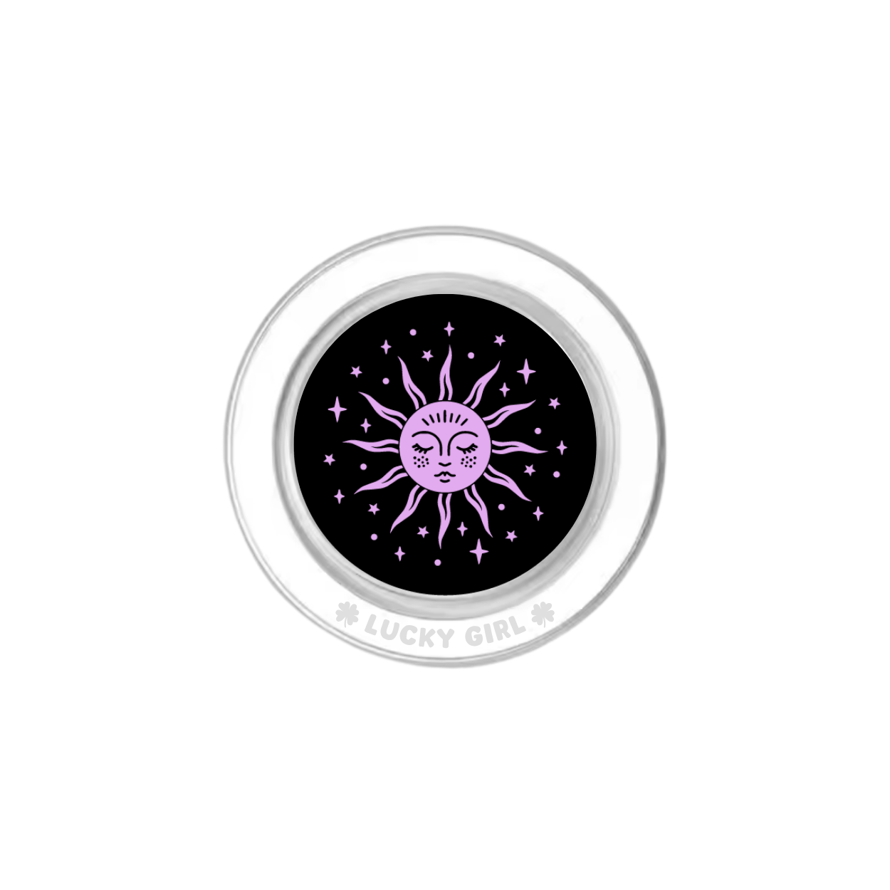 Lavender Sun Phone Grip Insert