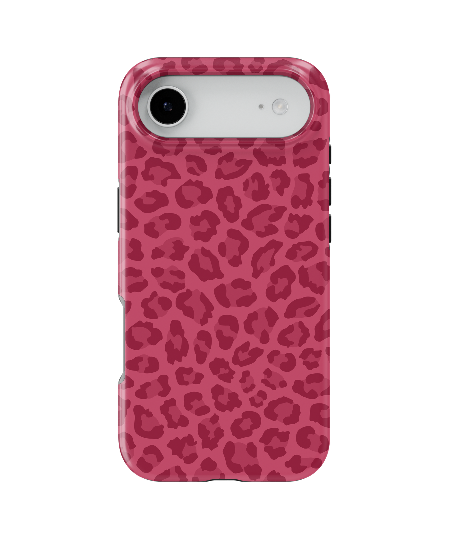 Black Cherry Leopard MagSafe Phone Case