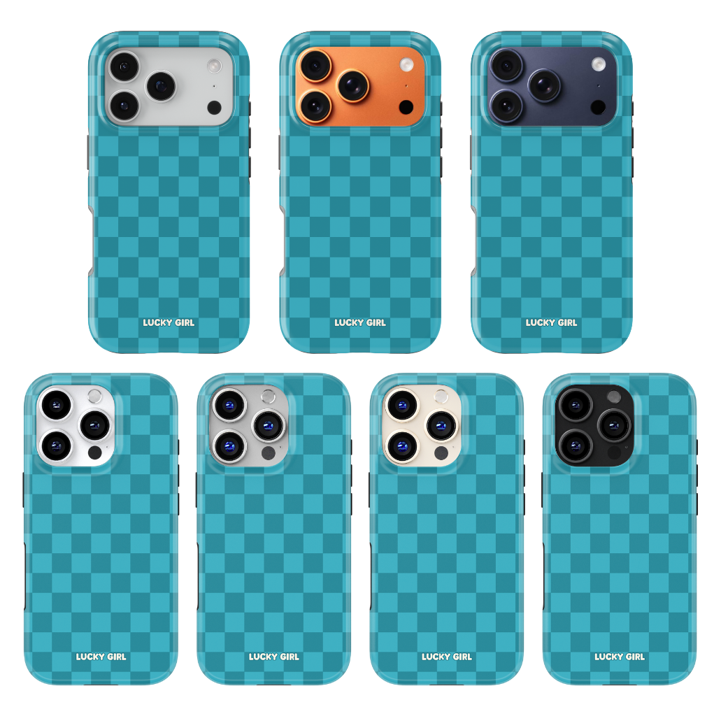 Mermaid Jewel Checkers Phone Case