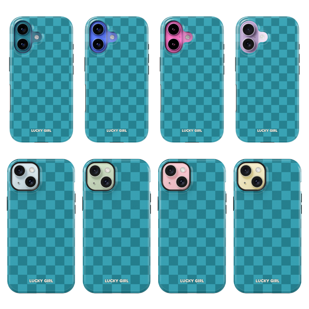 Mermaid Jewel Checkers Phone Case