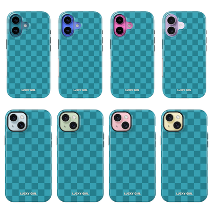 Mermaid Jewel Checkers Phone Case
