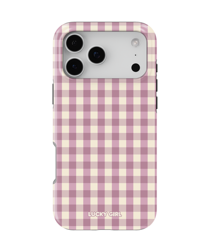 Plum Gingham Phone Case