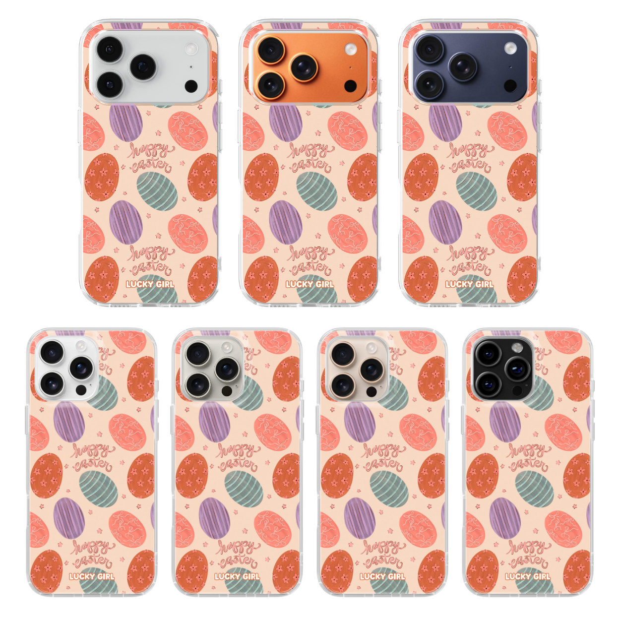 Easter Eggs Clear Case Insert