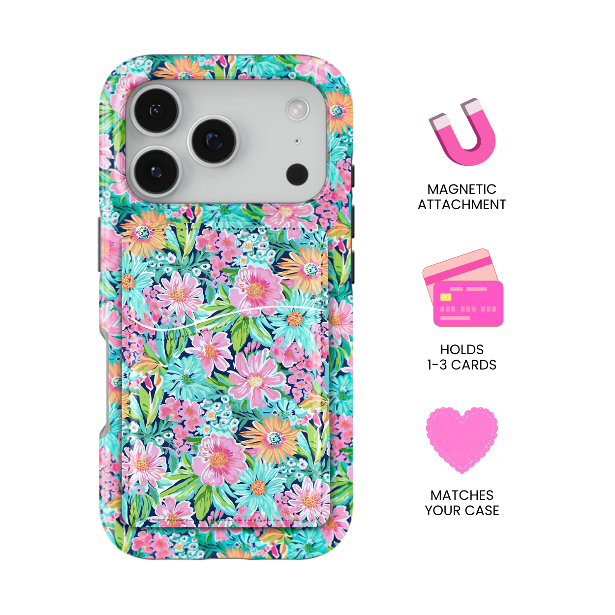 Paradise Garden MagSafe Card Holder