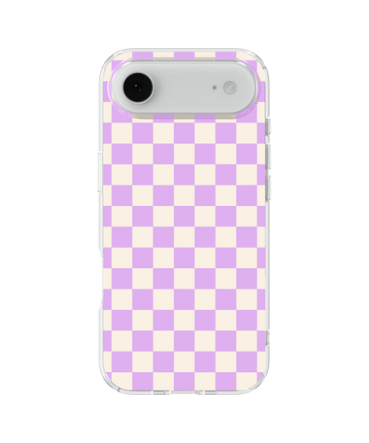 Lilac Checkers II Clear Case Insert