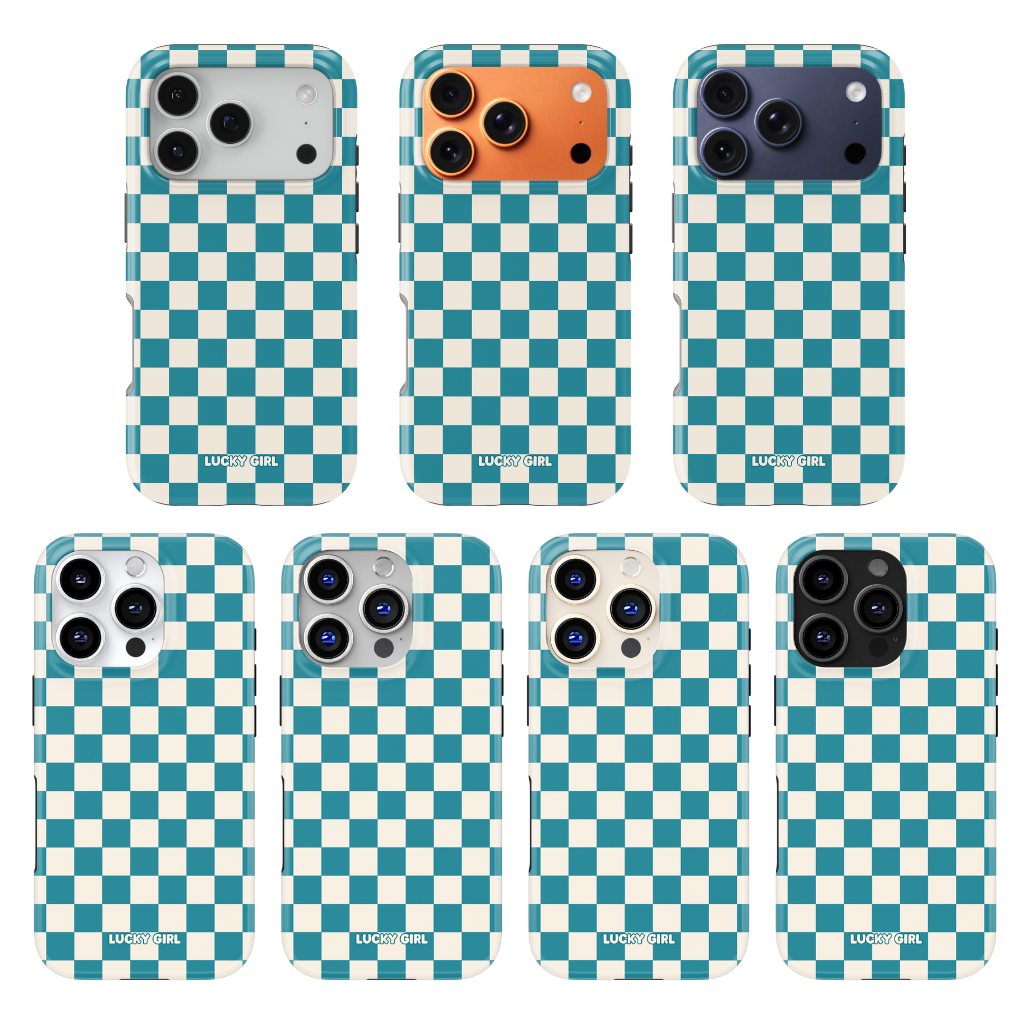 Mermaid Jewel Checkers II Phone Case