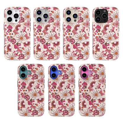 Cream Flower Child MagSafe Phone Case