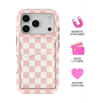 Pinky Swear Checkers II MagSafe Card Holder