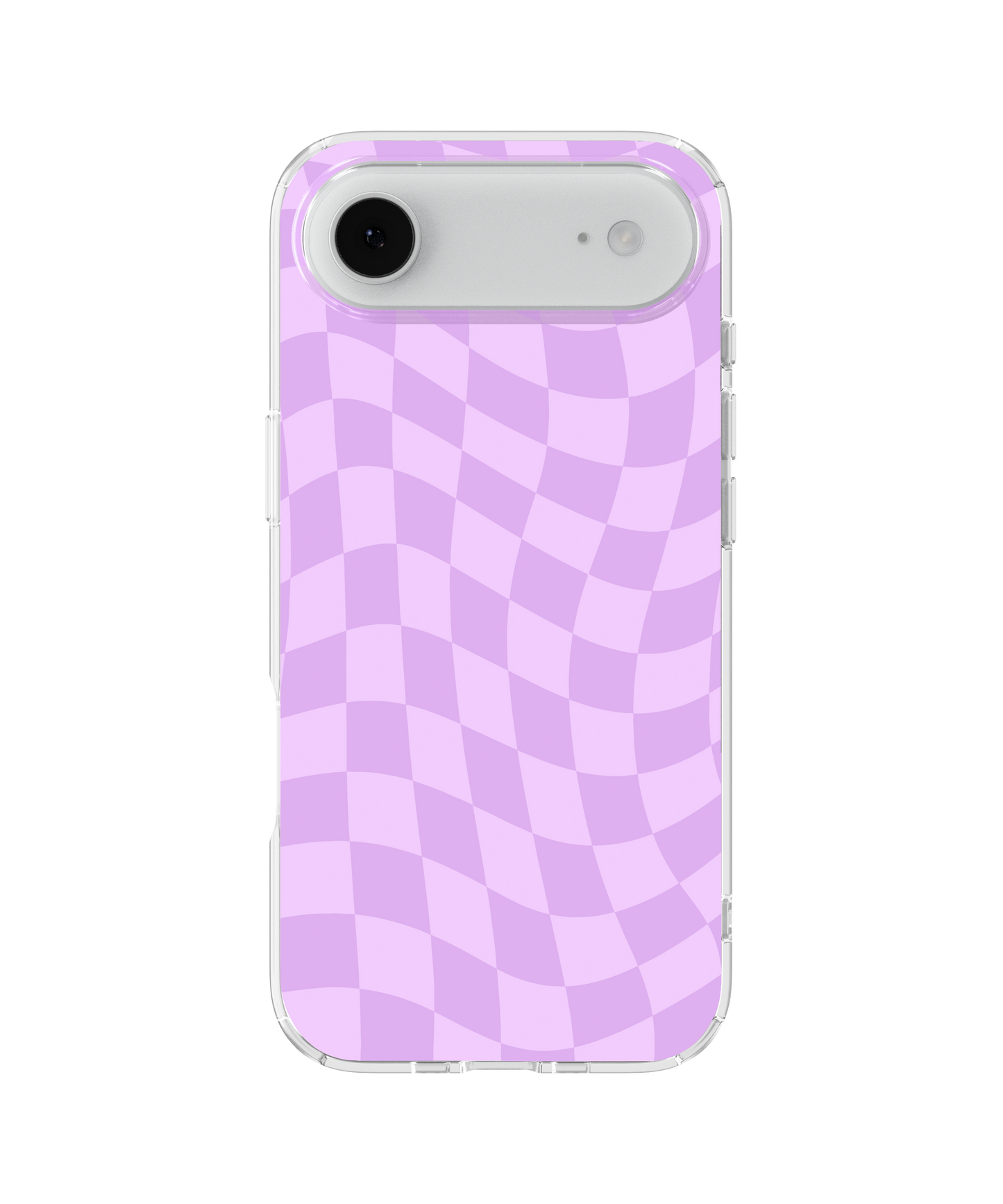Lilac Wavy Checkers Clear Case Insert