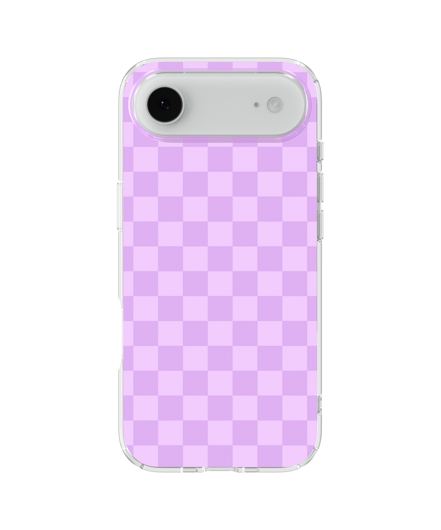 Lilac Checkers Clear Case Insert