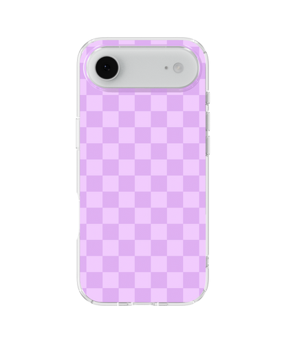 Lilac Checkers Clear Case Insert