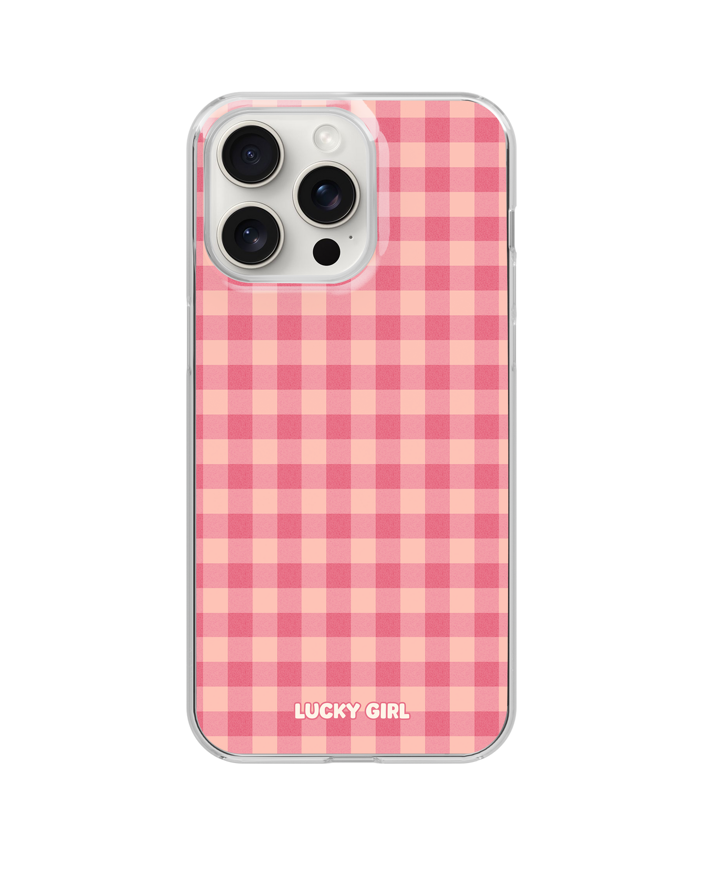 Sugar Gingham Clear Case Insert