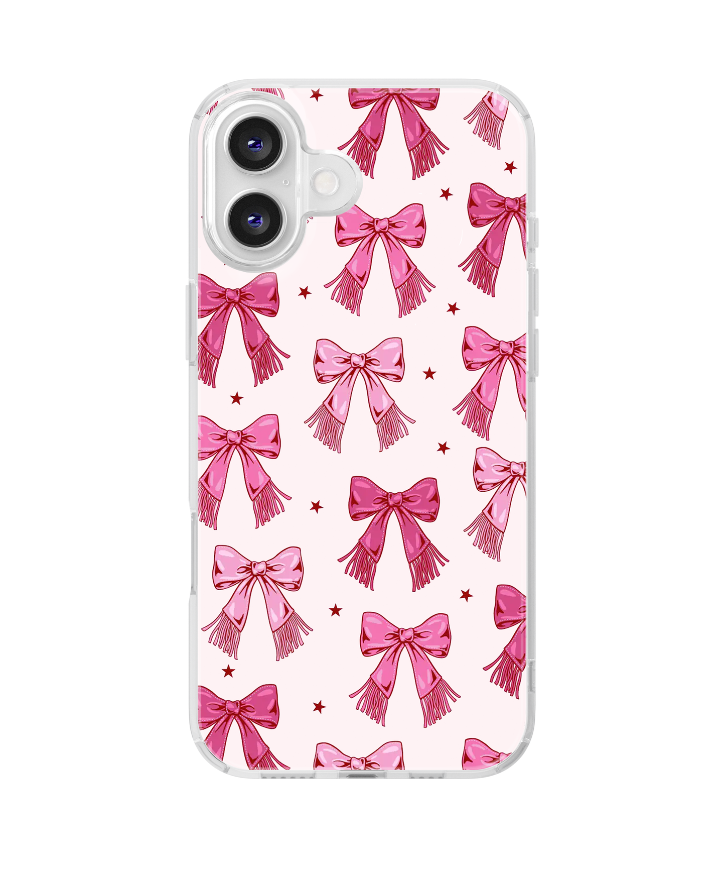 Blush Fringe Clear Case Insert