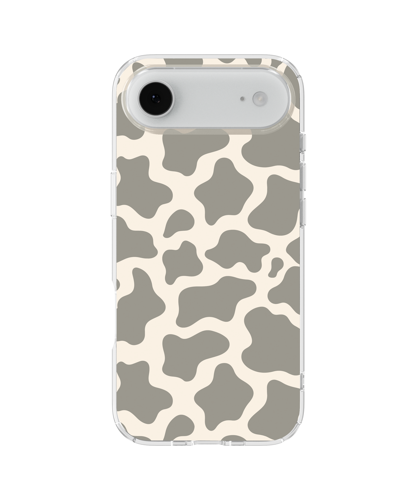 River Rock Cow Print Clear Case Insert