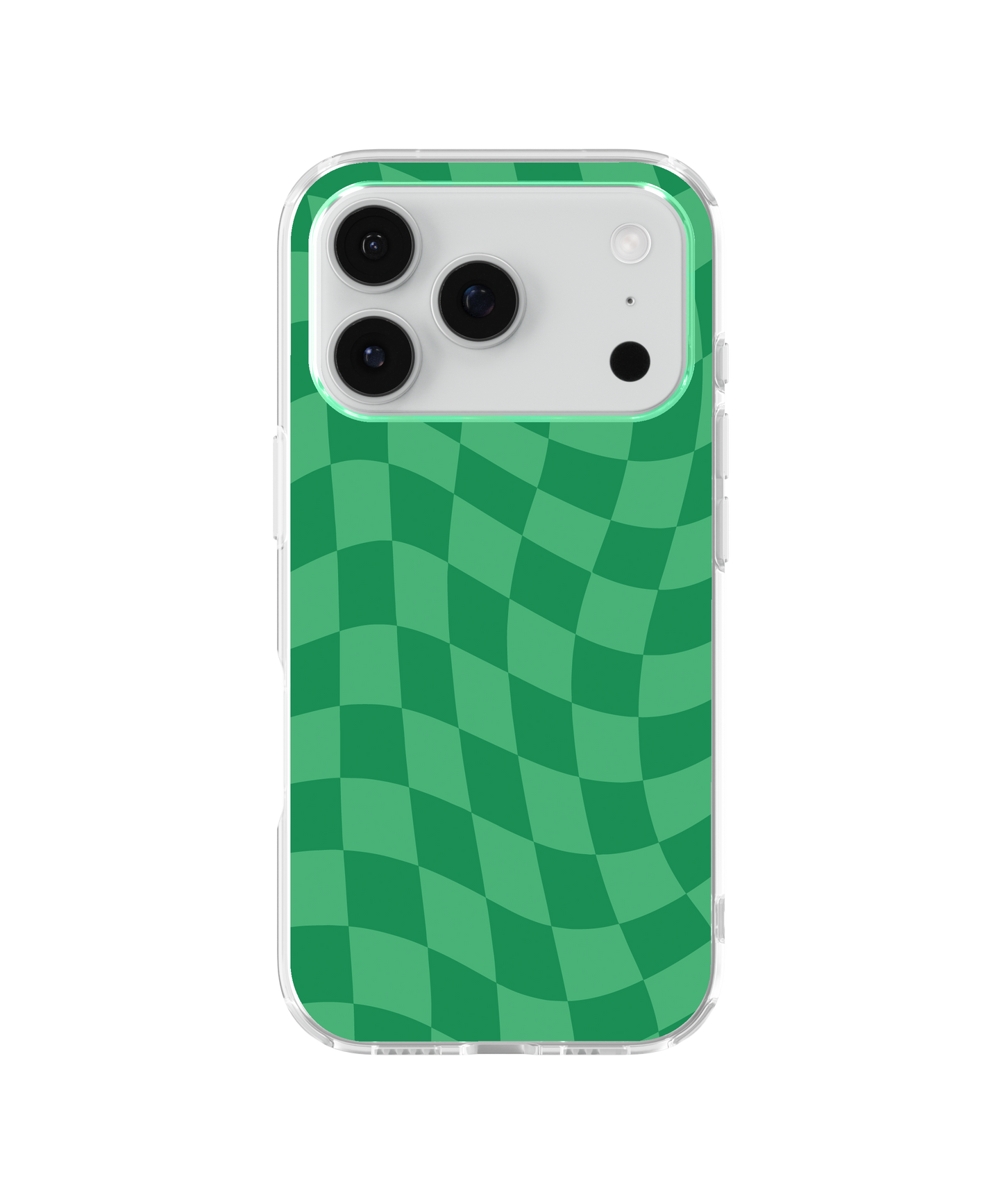 Emerald City Wavy Checkers Clear Case Insert