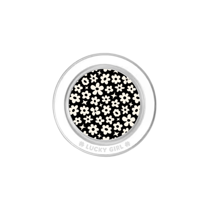 Onyx Little Blooms Phone Grip Insert