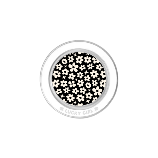 Onyx Little Blooms Phone Grip Insert