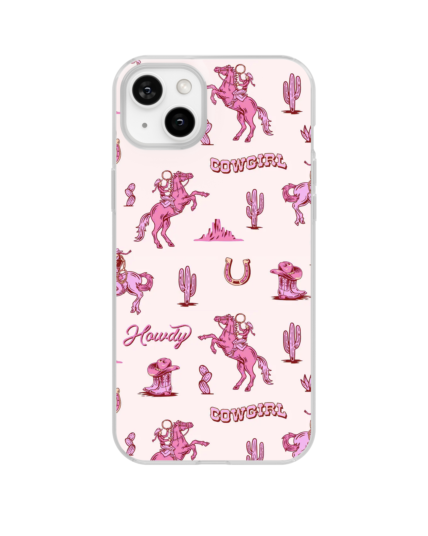 Classic Cowgirl Clear Case Insert