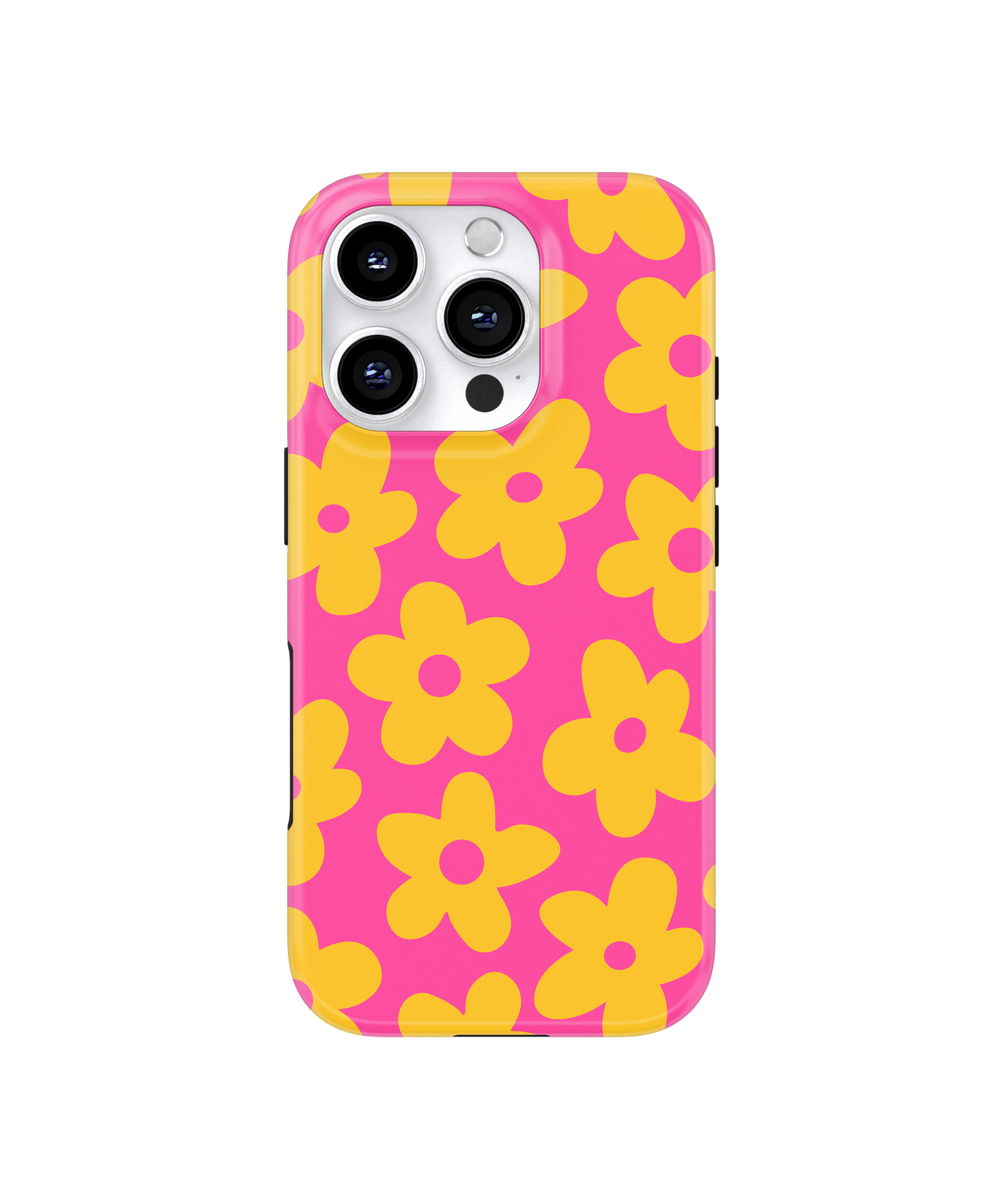 Pink Lemonade Big Blooms MagSafe Phone Case