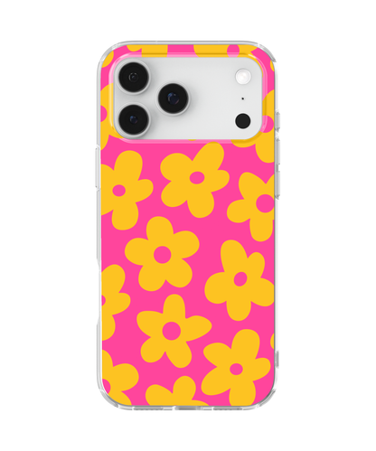 Pink Lemonade Big Blooms Clear Case Insert