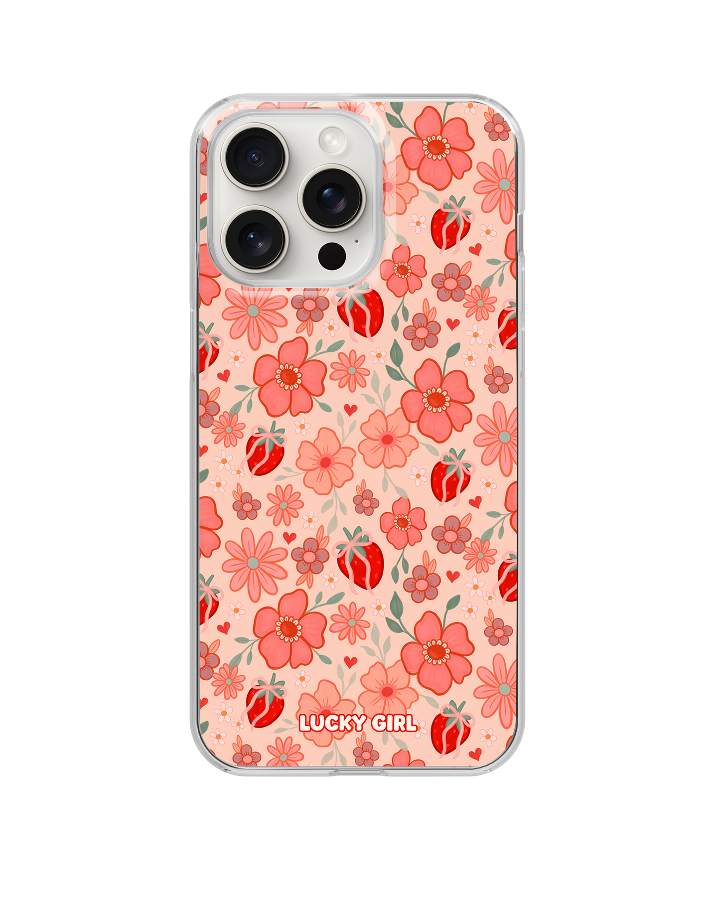 Strawberry Fields Clear Case Insert