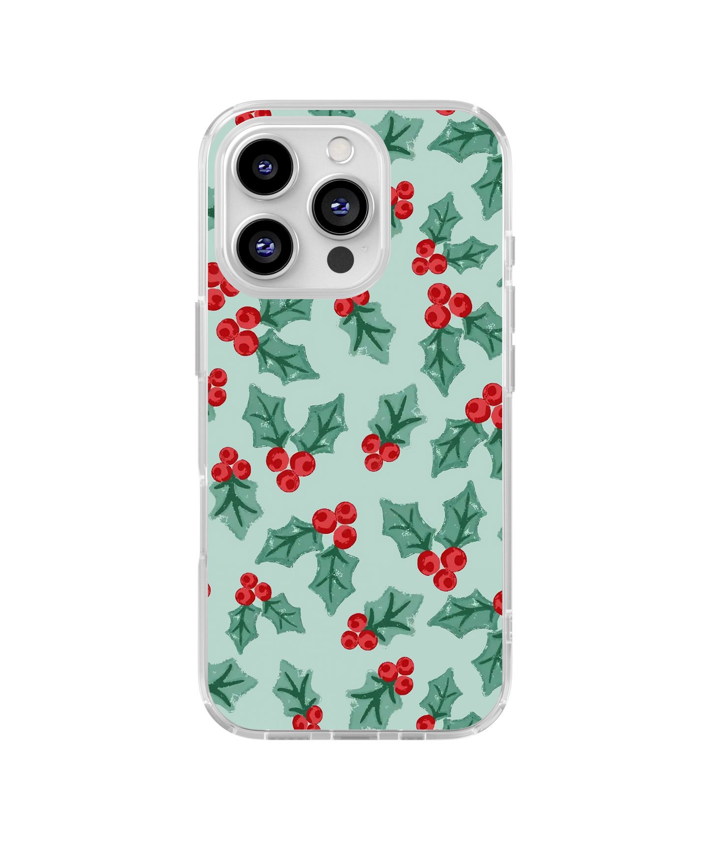 Holly Jolly Clear Case Insert