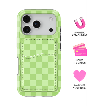 Katydid Checkers MagSafe Card Holder