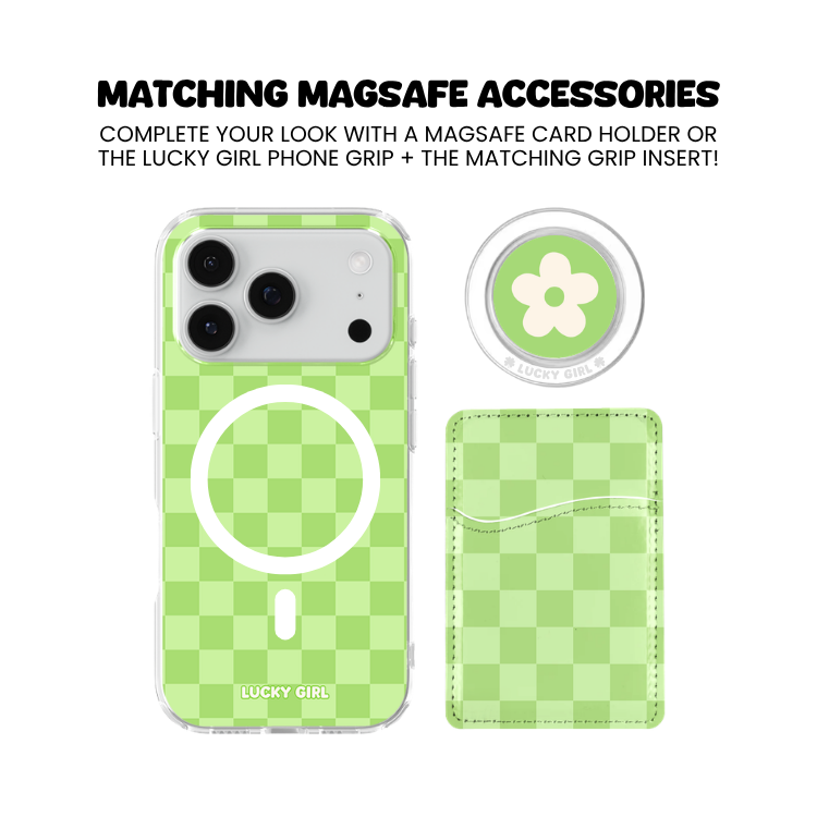 Katydid Checkers Clear Case Insert