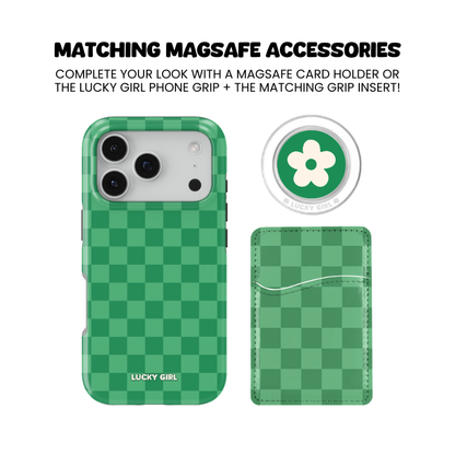 Emerald City Checkers Phone Case