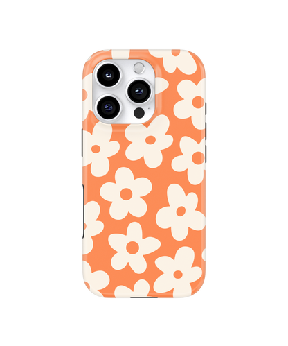 Tangerine Big Blooms MagSafe Phone Case