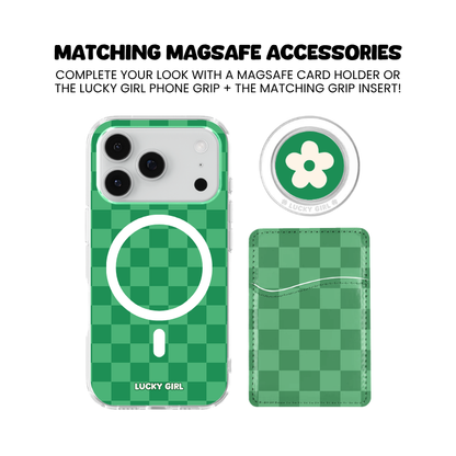 Emerald City Checkers Clear Case Insert